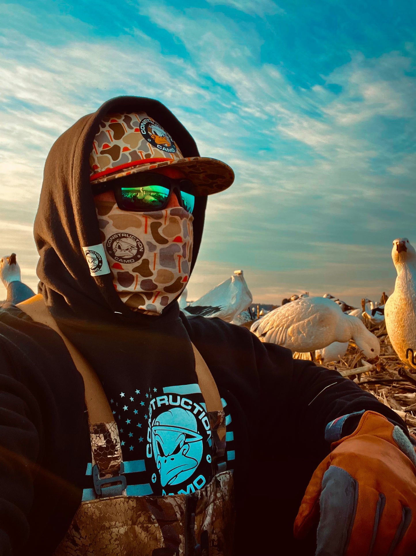 Construction Camo HOO-RAG