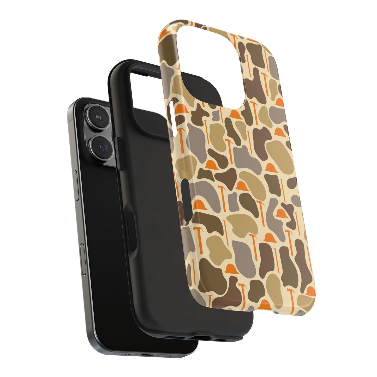 Construction Camo Tough Phone Cases