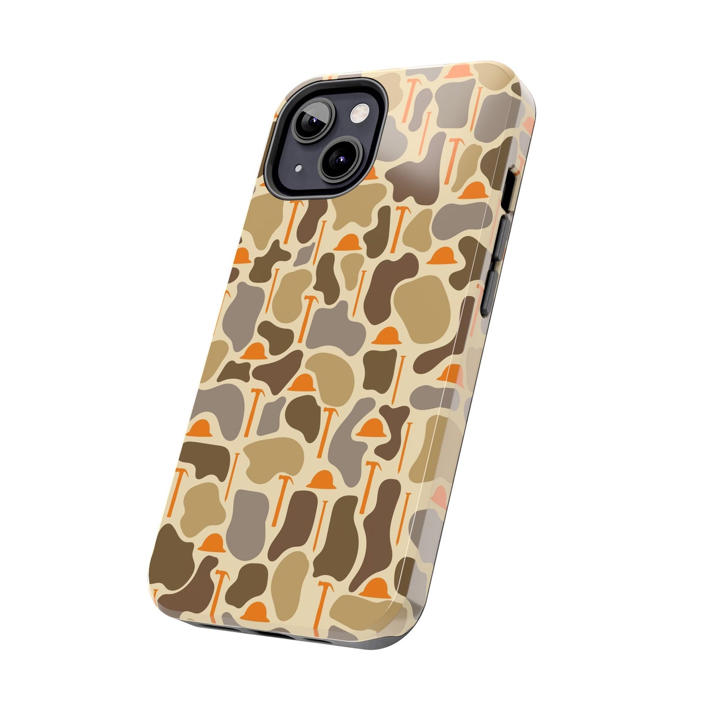 Construction Camo Tough Phone Cases