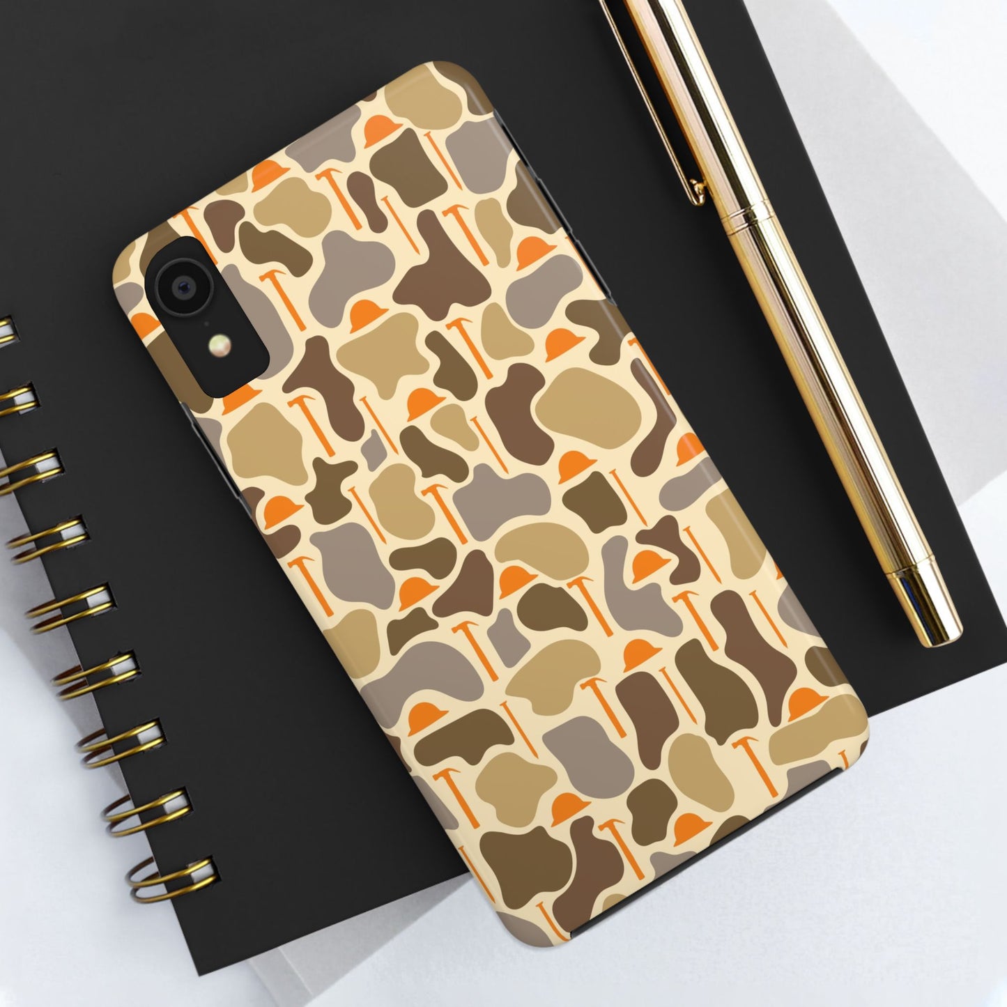 Construction Camo Tough Phone Cases