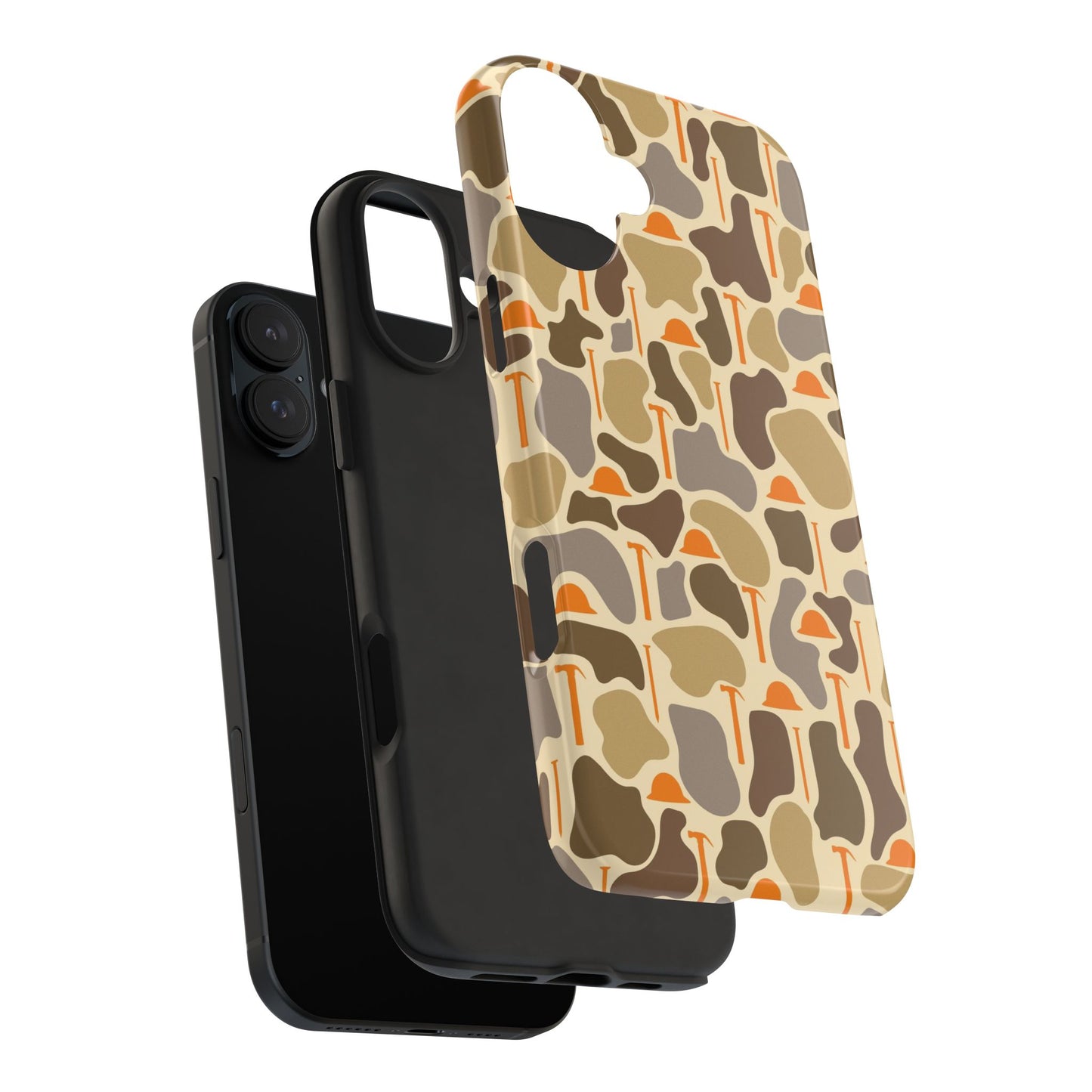 Construction Camo Tough Phone Cases