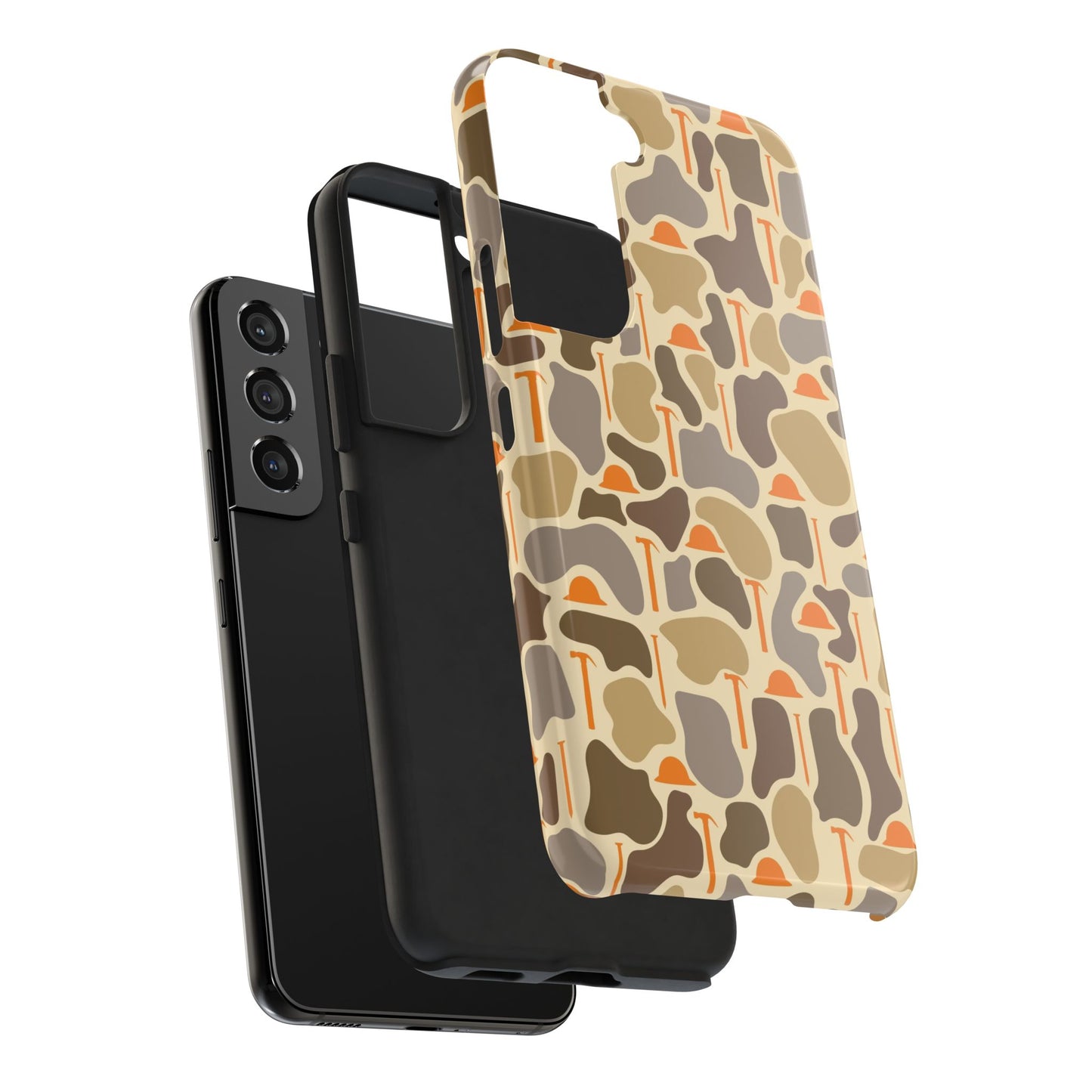 Construction Camo Tough Phone Cases