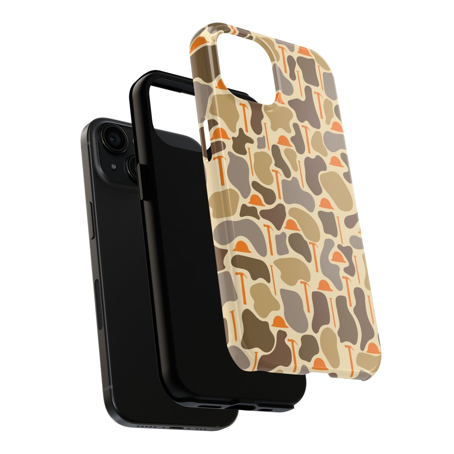 Construction Camo Tough Phone Cases