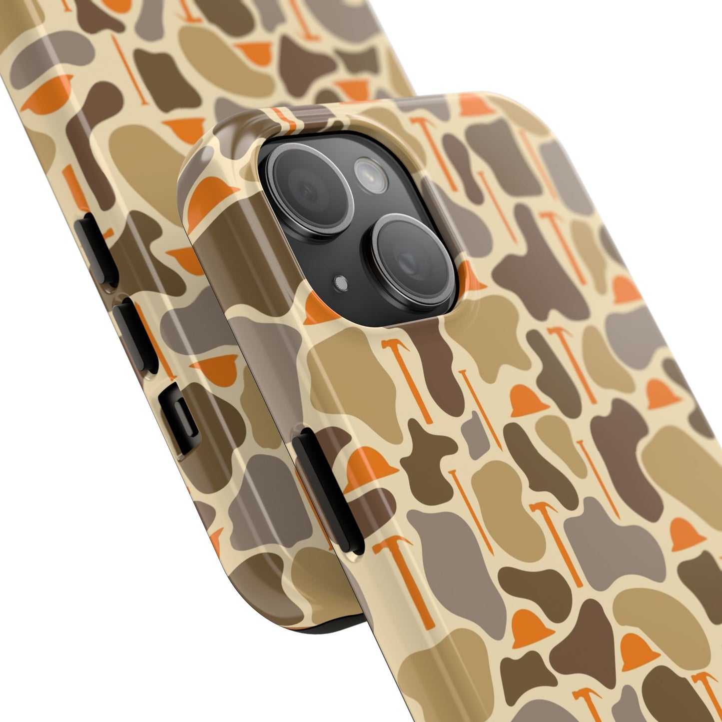 Construction Camo Tough Phone Cases