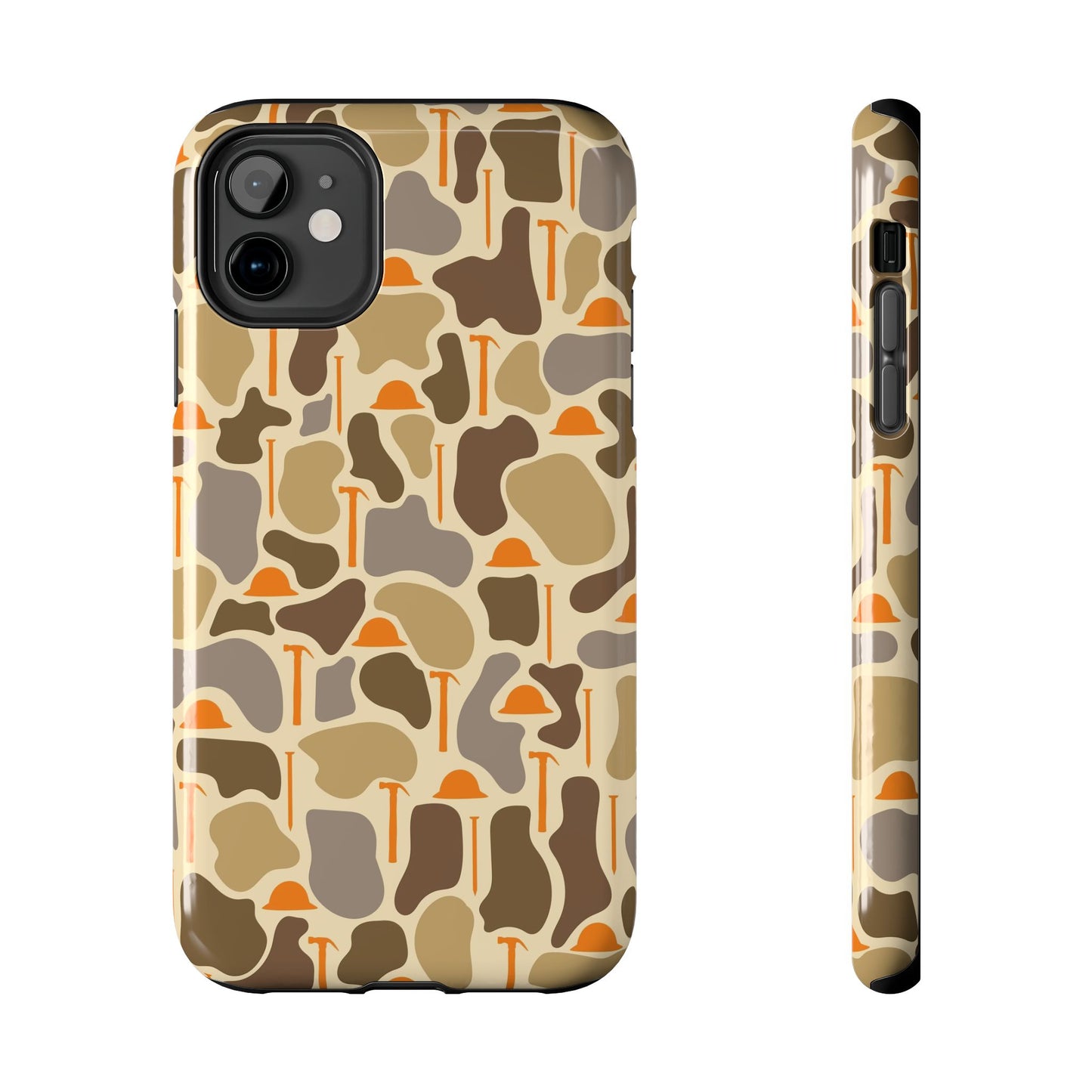 Construction Camo Tough Phone Cases