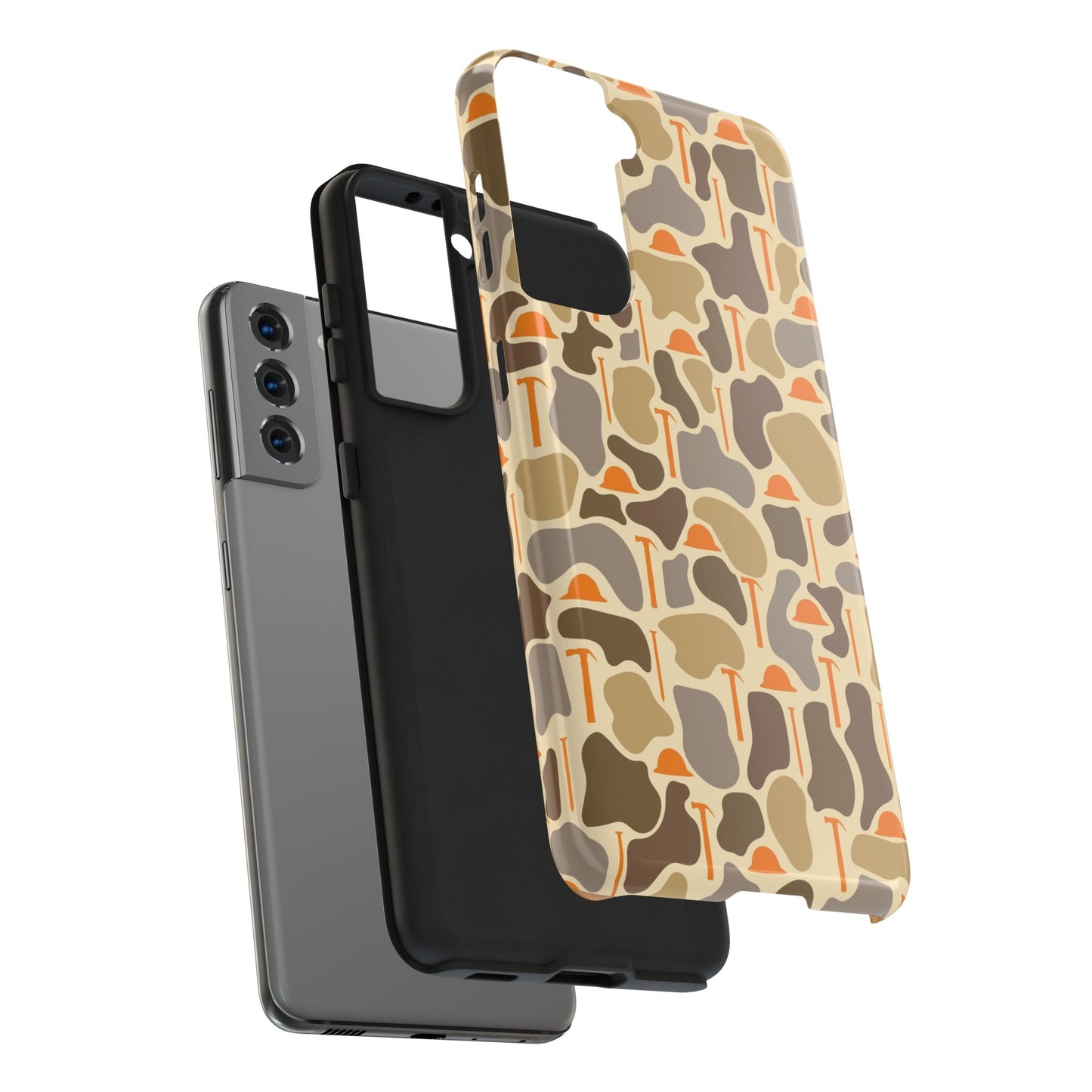 Construction Camo Tough Phone Cases