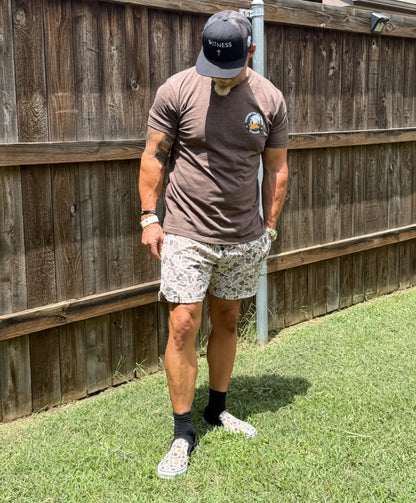 The Oil-Patch Camo Athletic Shorts