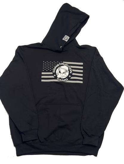 Construction Camo Classic Flag Hoodie
